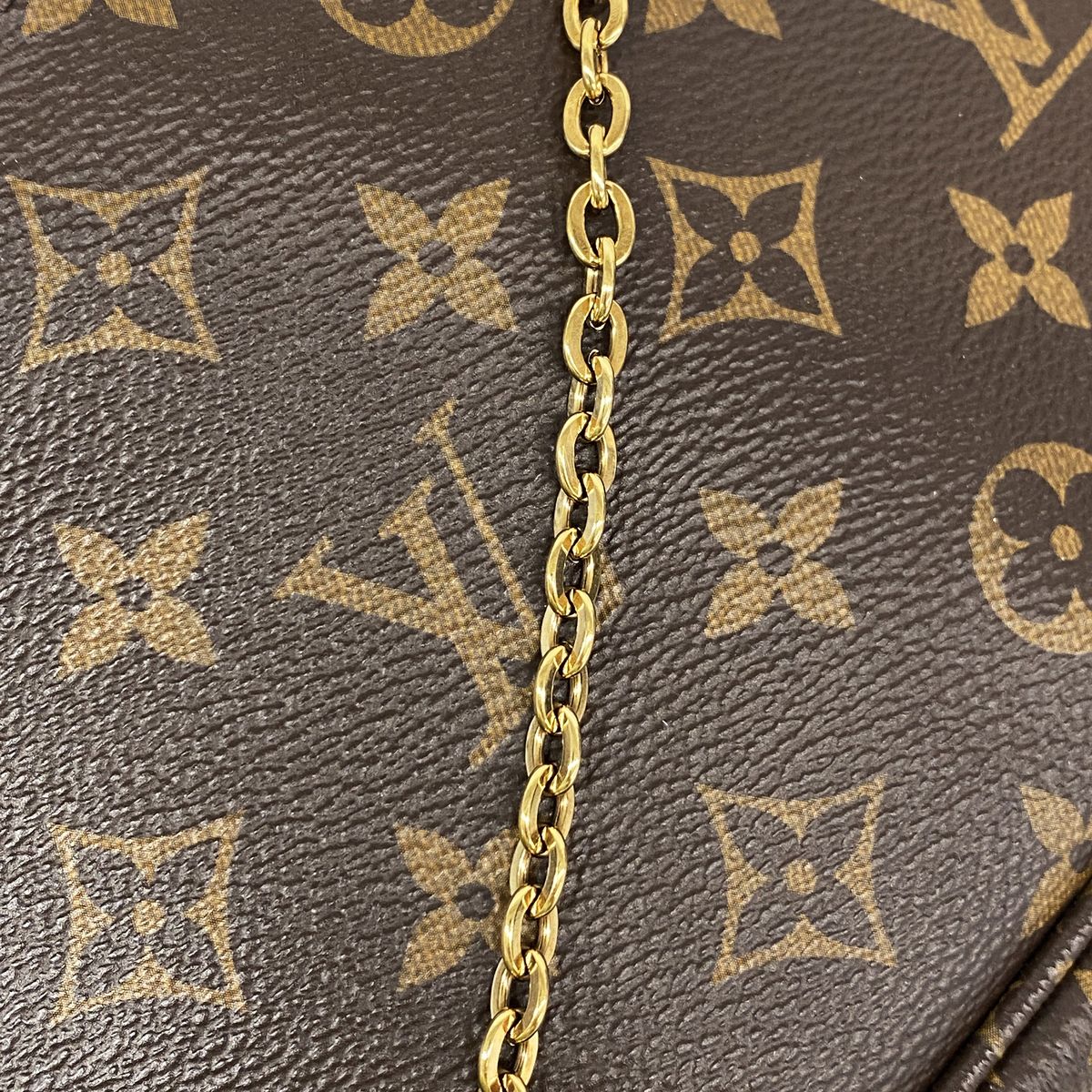 Louis Vuitton Shoulder Bag Monogram Multi Pochette Accessoires Brown — view 7