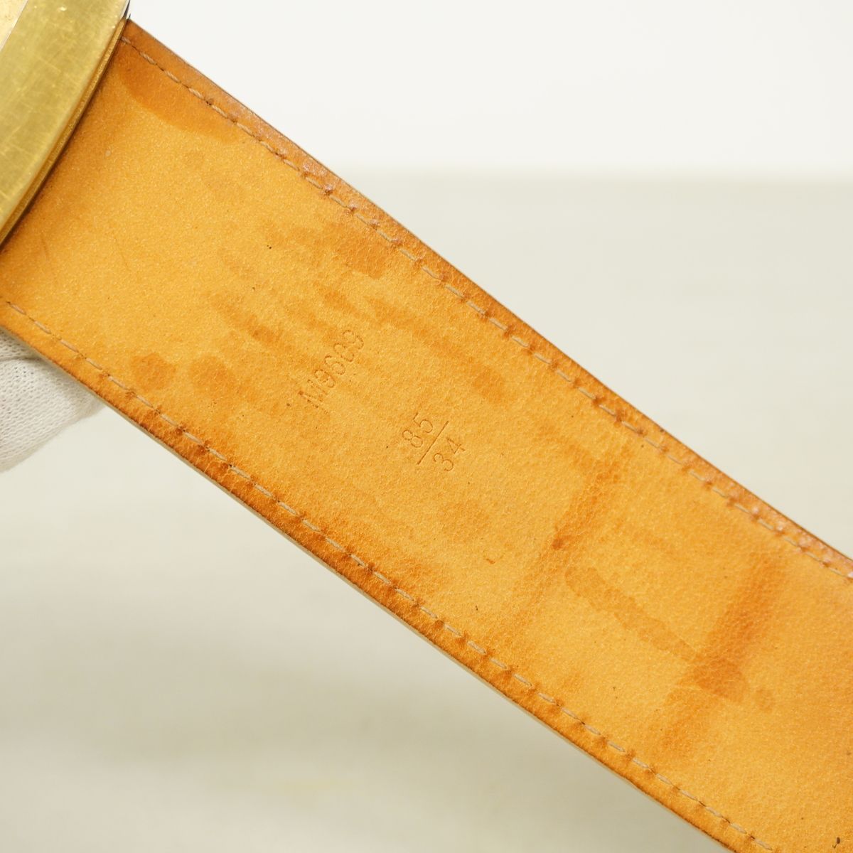 Louis Vuitton Belt Damier Azur Ceinture LV White — view 3
