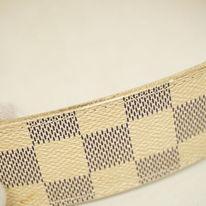 Louis Vuitton Belt Damier Azur Ceinture LV White — view 4