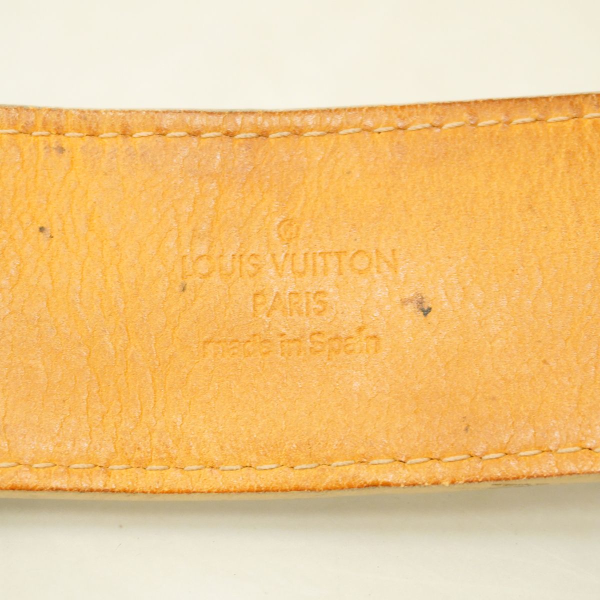 Louis Vuitton Belt Damier Azur Ceinture LV White — view 2