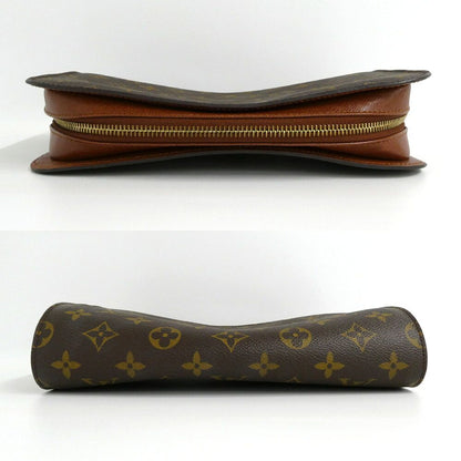 Louis Vuitton Orsay Monogram Clutch Brown Gold — view 3