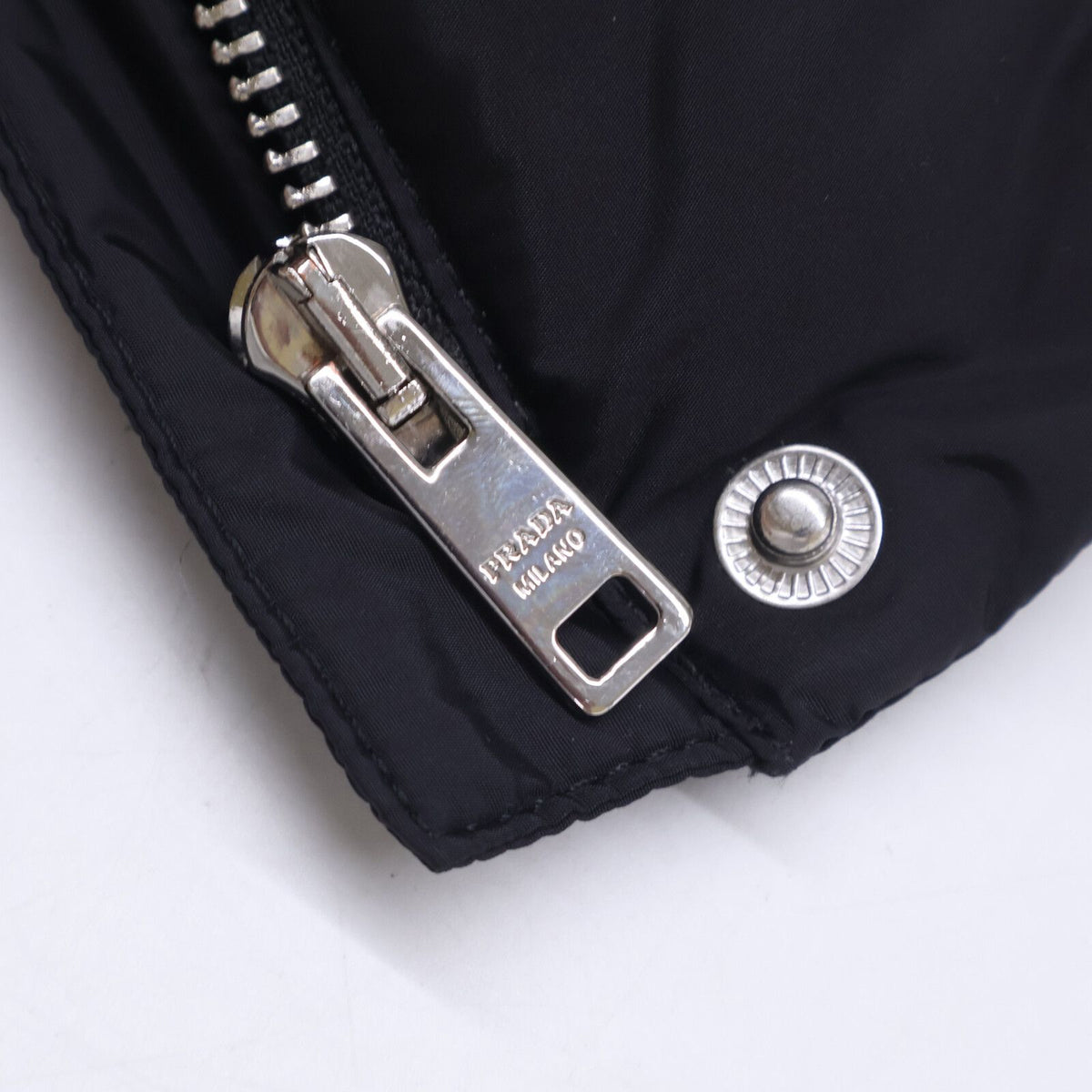 Prada Arm Hooded Down Jacket 38 — view 7