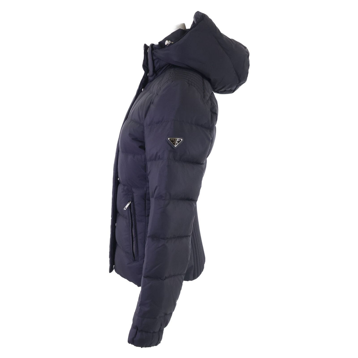 Prada Arm Hooded Down Jacket 38 — view 2