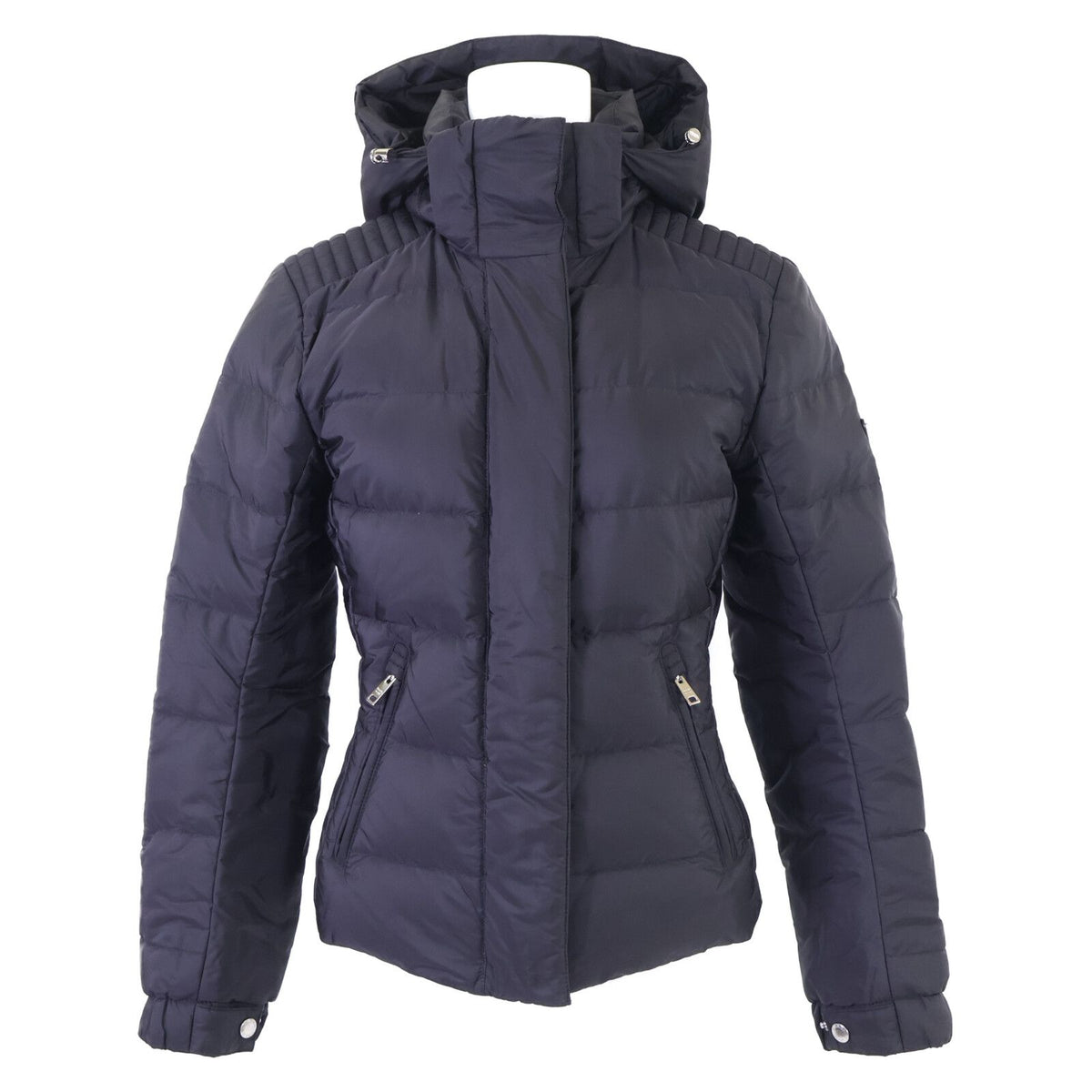 Prada Arm Hooded Down Jacket 38