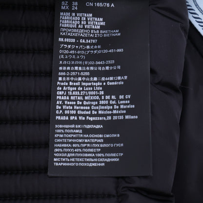 Prada Arm Hooded Down Jacket 38 — view 6