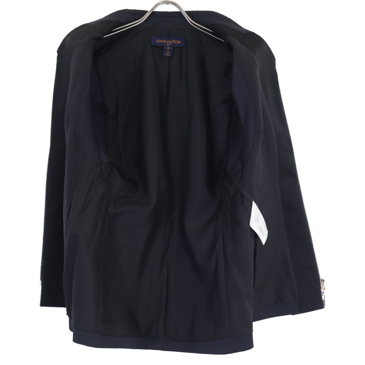 Louis Vuitton Silk Wool Zip-up Gilet Vest 38 — view 4