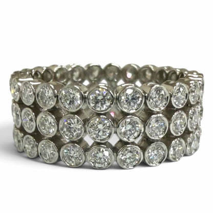 Tiffany & Co Jazz Full Circle Diamond Ring Platinum — view 3