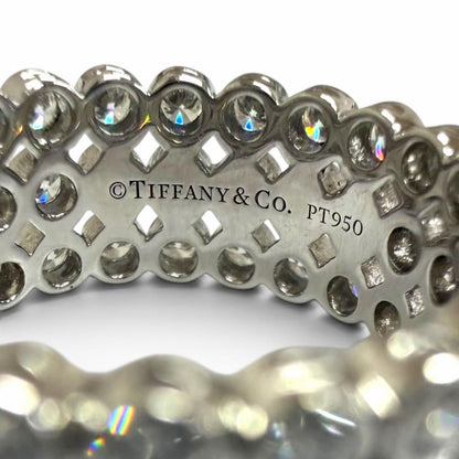Tiffany & Co Jazz Full Circle Diamond Ring Platinum — view 4