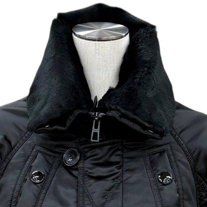 Dior John Galliano Era Collar Rabbit Fur Cropped Bomber Jacket 44 — view 2