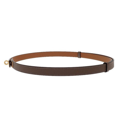 Hermes Kelly 18 Belt Veau Epsom Beige Etoupe Gold — view 3
