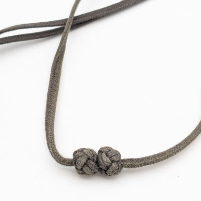 Hermes Rift GM Buffalo Horn Necklace Brown Pink — view 6