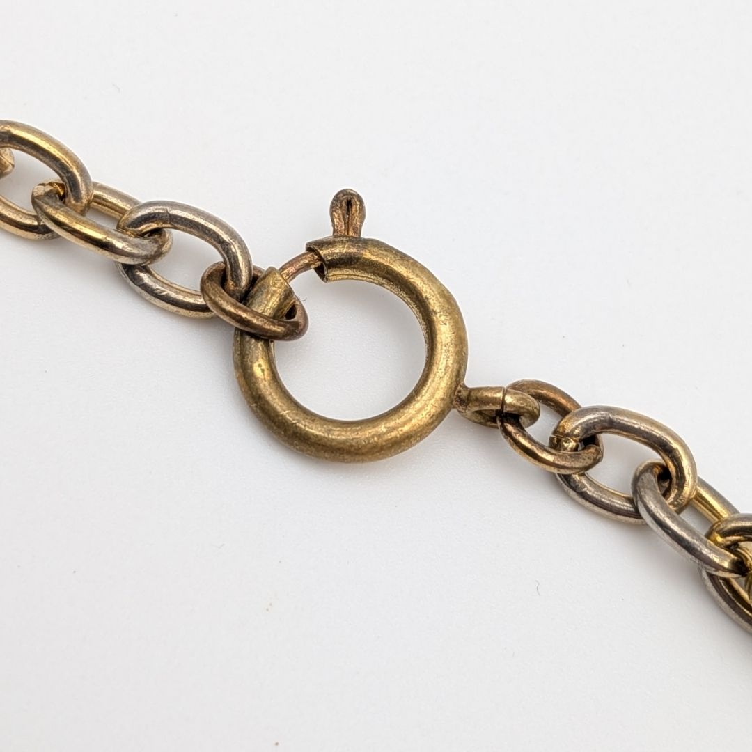 Chanel CC Logo Gold Chain Necklace First Era Vintage — view 5
