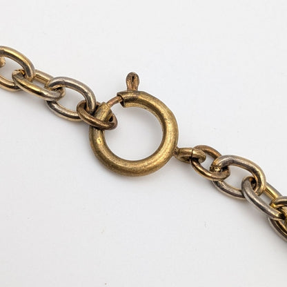 Chanel CC Logo Gold Chain Necklace First Era Vintage — view 5
