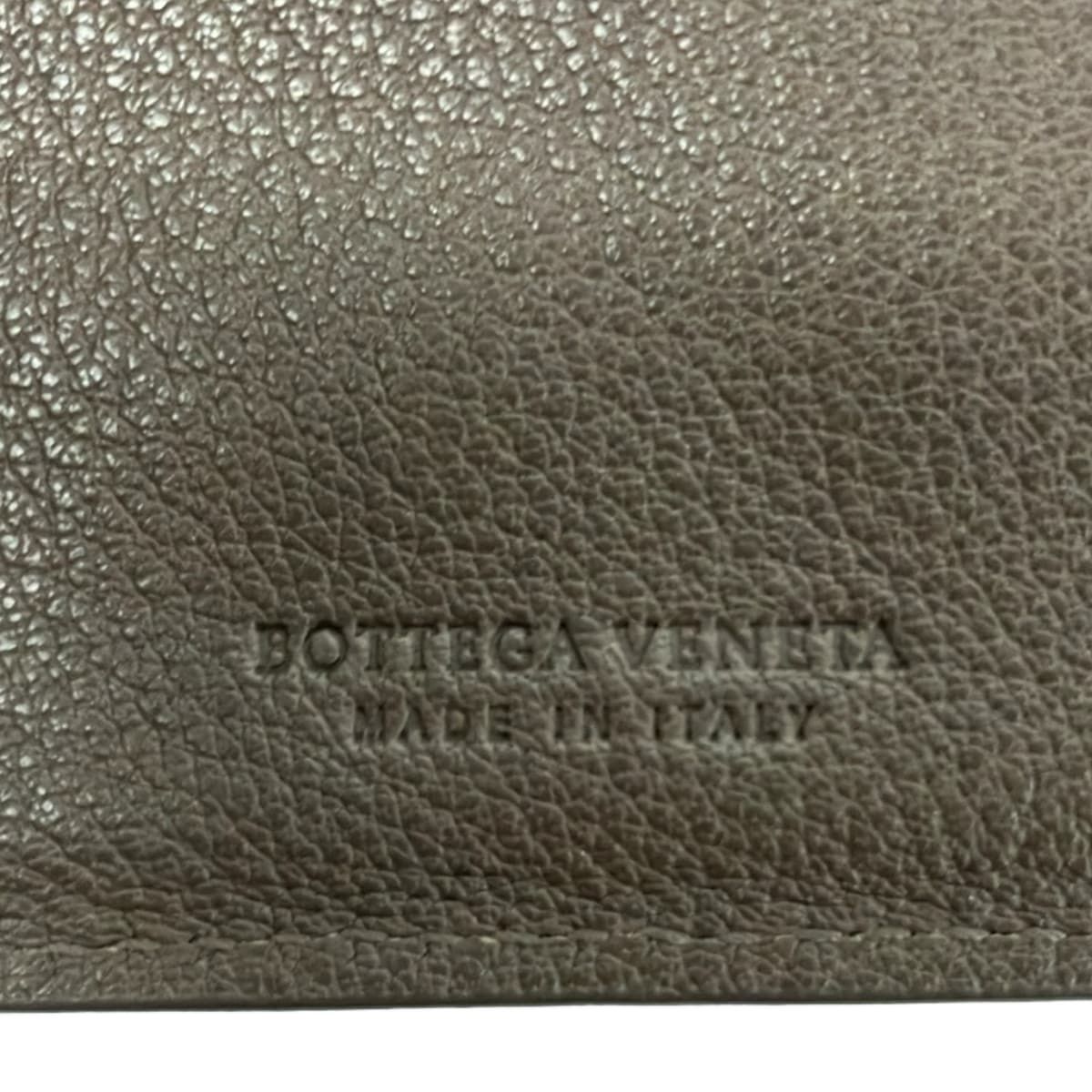 Bottega Veneta Wallet Intrecciato Dark Brown Leather — view 5