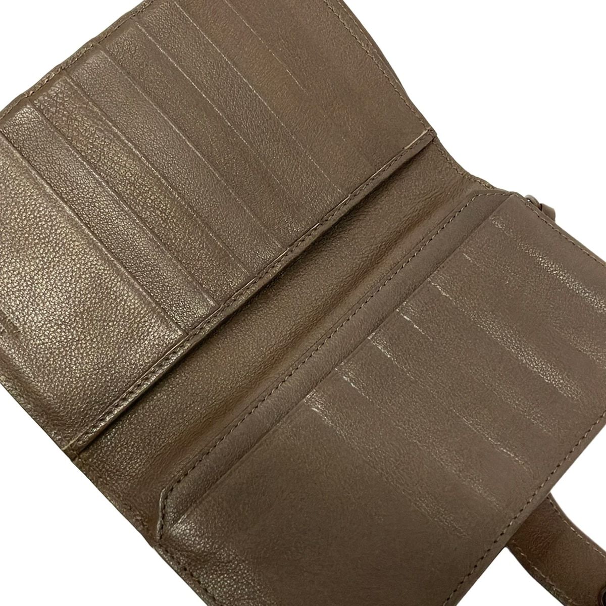 Bottega Veneta Wallet Intrecciato Dark Brown Leather — view 3