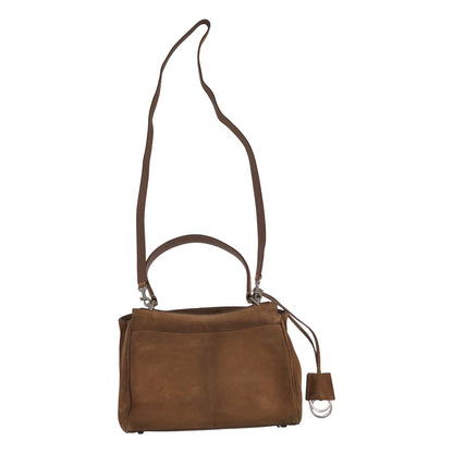 Balenciaga Rodeo Small Suede Leather Shoulder Bag Brown — view 5