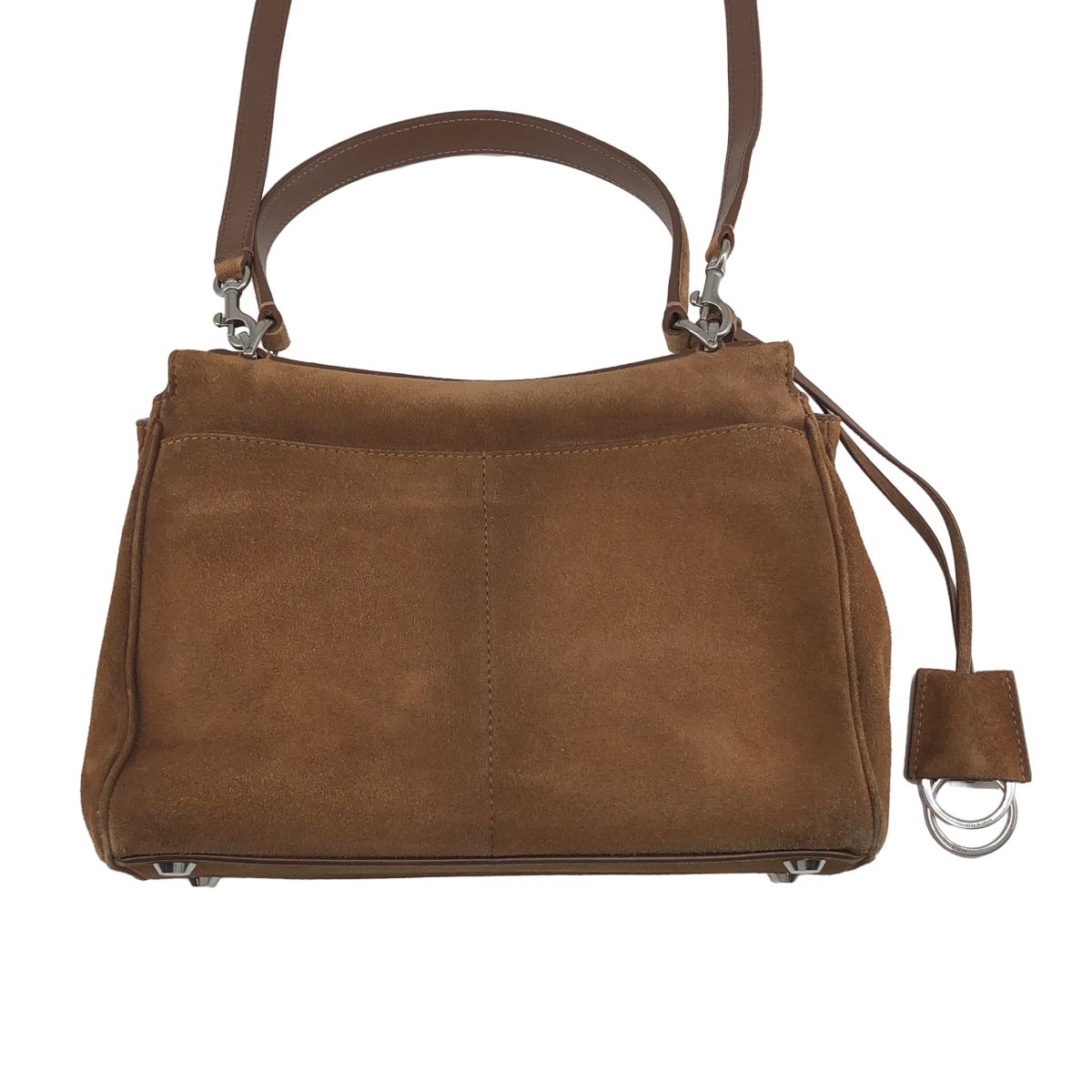Balenciaga Rodeo Small Suede Leather Shoulder Bag Brown — view 7