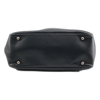 Loewe Anagram Leather Tote Bag Black — view 5