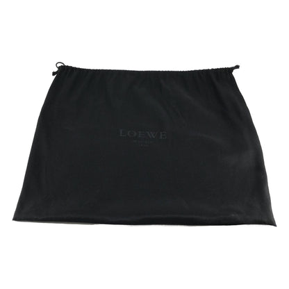 Loewe Anagram Leather Tote Bag Black — view 8