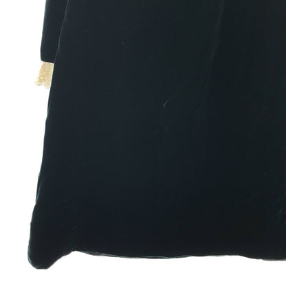 Saint Laurent Velvet Big Color Mini Dress Green 44 — view 3