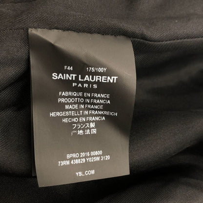 Saint Laurent Velvet Big Color Mini Dress Green 44 — view 8