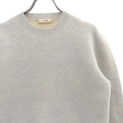 Celine Wool Cashmere Knit long Sleeve 2 Light Blue Sweater S — view 2