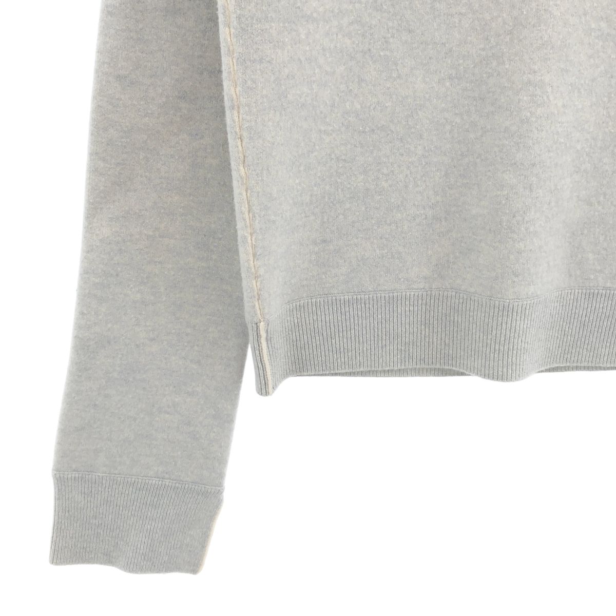 Celine Wool Cashmere Knit long Sleeve 2 Light Blue Sweater S — view 3