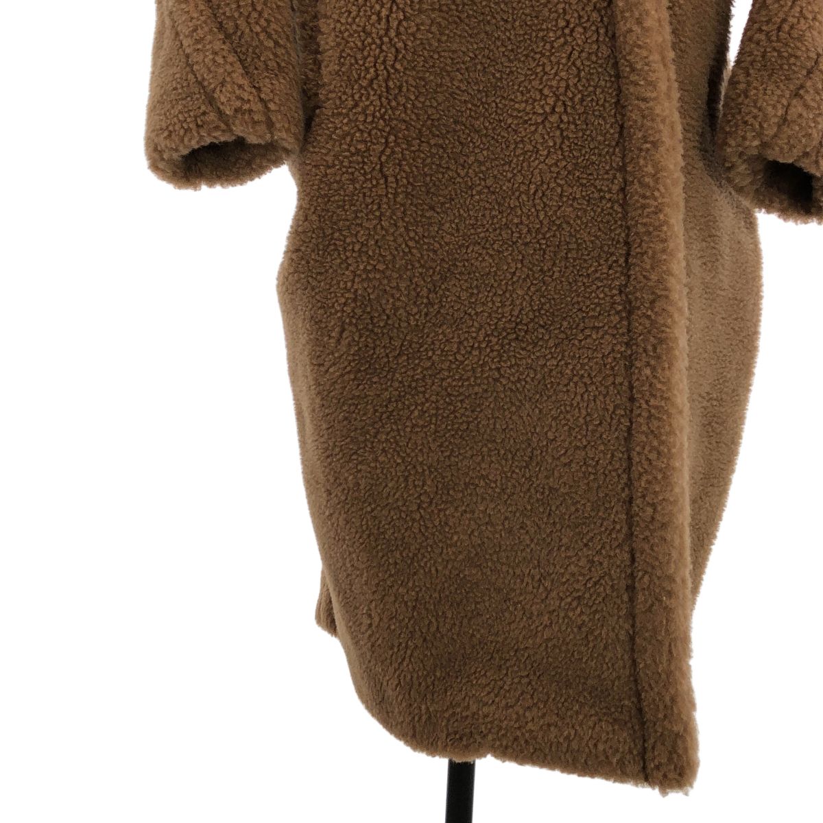 Max Mara Teddy Fleece Icon Coat Brown S — view 3