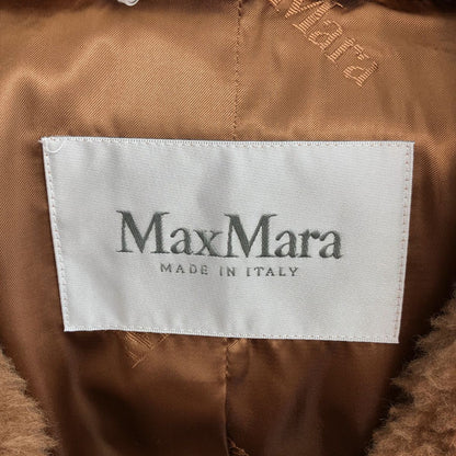 Max Mara Teddy Fleece Icon Coat Brown S — view 6