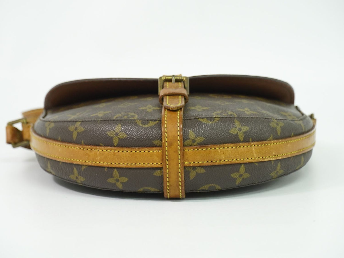 Louis Vuitton LV Chantilly MM Monogram Shoulder Bag Pochette Brown — view 3