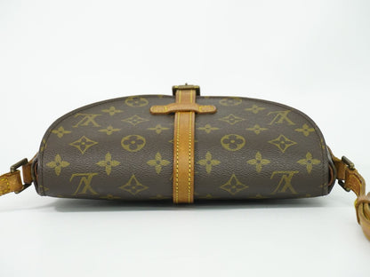 Louis Vuitton LV Chantilly MM Monogram Shoulder Bag Pochette Brown — view 5