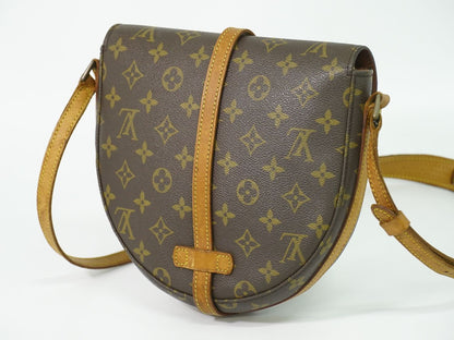 Louis Vuitton LV Chantilly MM Monogram Shoulder Bag Pochette Brown — view 2