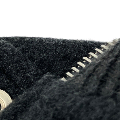 Hermes Sellier Buttons Cashmere Vest Charcoal Gray Spring Summer Fall Winter 38 — view 7