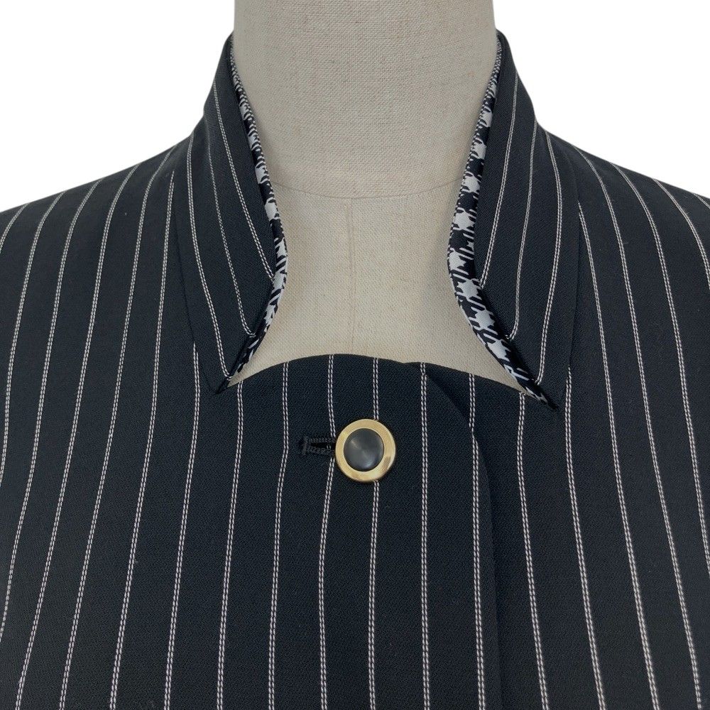Dior Mademoiselle Striped Fit and Flare Dress Black Spring Summer Fall Winter L — view 4