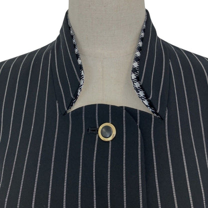 Dior Mademoiselle Striped Fit and Flare Dress Black Spring Summer Fall Winter L — view 4