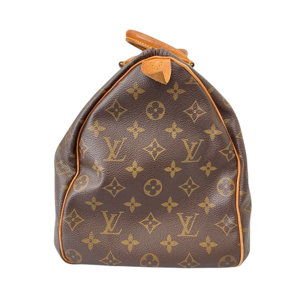 Louis Vuitton Monogram Speedy 35 Boston Bag Brown — view 2