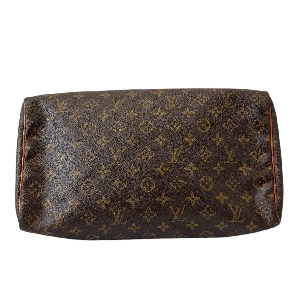 Louis Vuitton Monogram Speedy 35 Boston Bag Brown — view 5