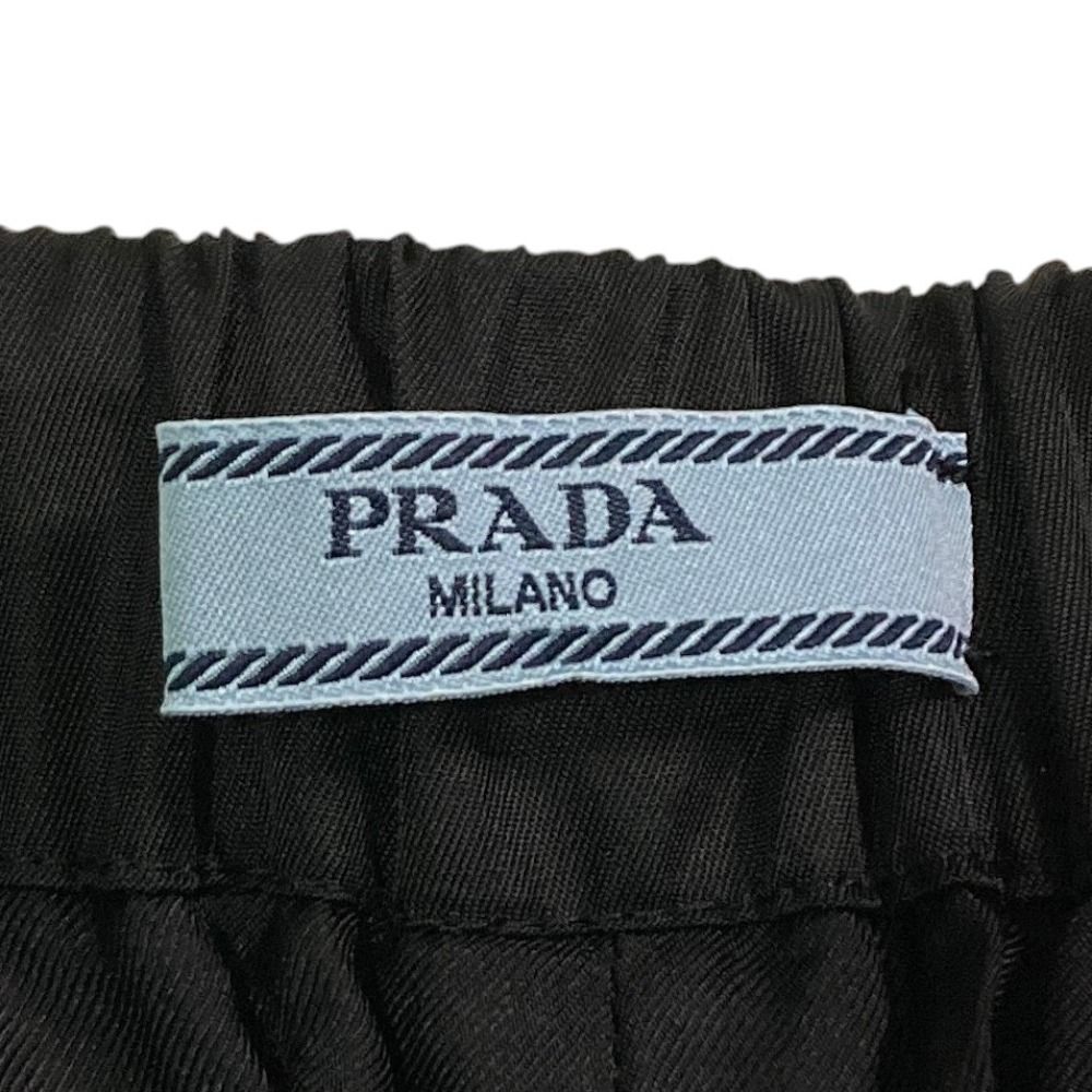 Prada Re-Nylon Sequin Dot Shorts Black Spring Summer 36 — view 3
