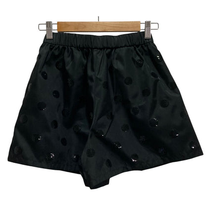 Prada Re-Nylon Sequin Dot Shorts Black Spring Summer 36 — view 2