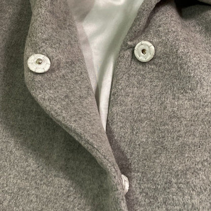 Prada Wool Yak Chesterfield Gray Autumn Winter 40 — view 5