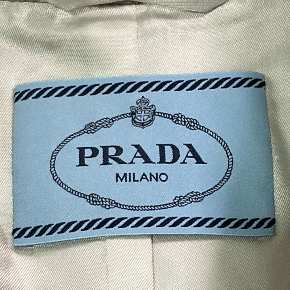 Prada Wool Yak Chesterfield Gray Autumn Winter 40 — view 6