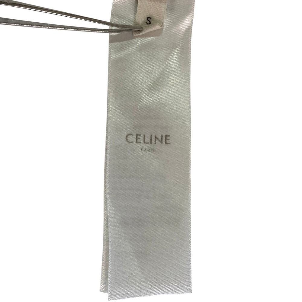 Celine Triomphe Print Cotton Loose Sweatshirt T-Shirt White Spring Summer S — view 5