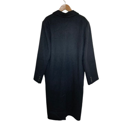 Max Mara Cucito Mano Cashmere Long Coat Black Fall Winter 40 — view 2