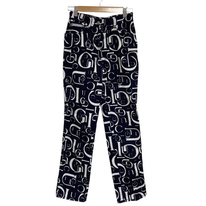 Gucci Tom Ford Era Logo Pattern Denim Pants Navy Spring Summer Fall Winter 42