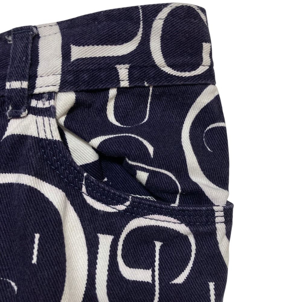 Gucci Tom Ford Era Logo Pattern Denim Pants Navy Spring Summer Fall Winter 42 — view 4