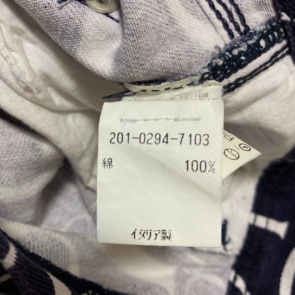 Gucci Tom Ford Era Logo Pattern Denim Pants Navy Spring Summer Fall Winter 42 — view 6