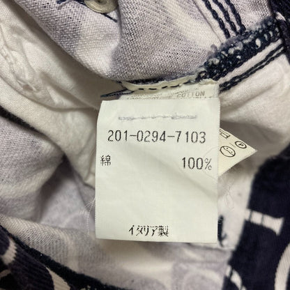 Gucci Tom Ford Era Logo Pattern Denim Pants Navy Spring Summer Fall Winter 42 — view 6