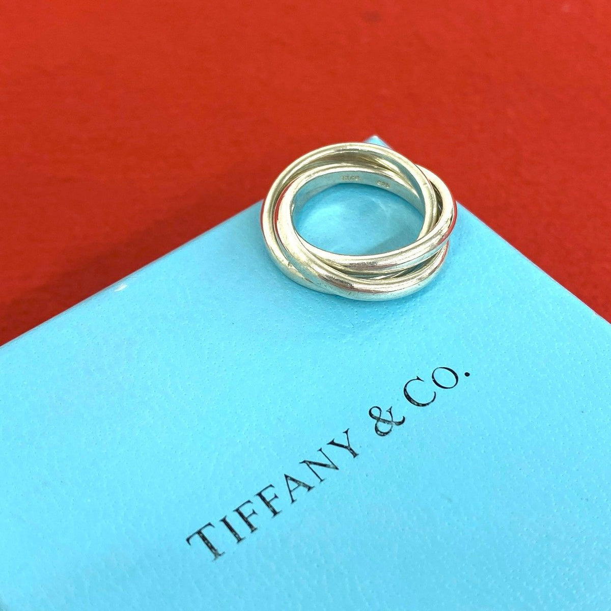 Tiffany & Co Trinity Ring 925 Sterling Silver