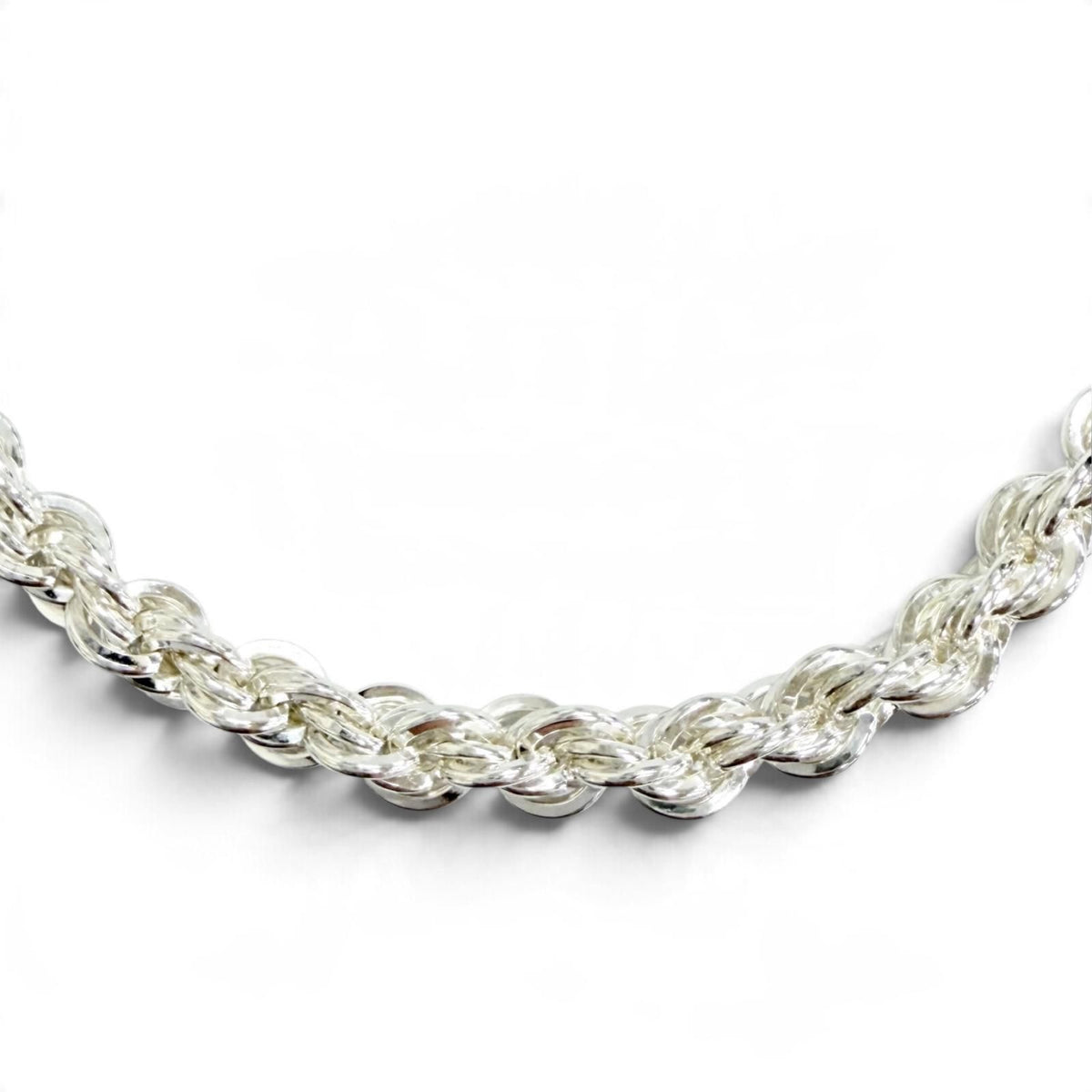 Tiffany & Co 925 Screw Twist Rope Chain Necklace Silver — view 4