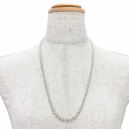 Tiffany & Co 925 Screw Twist Rope Chain Necklace Silver — view 3